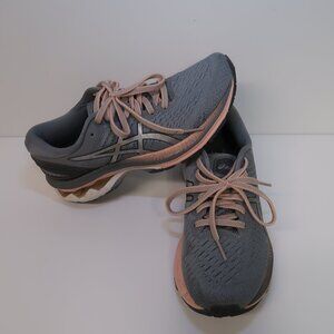 ASICS Gel Kayano 27 Pink and Grey Sneakers in size 6